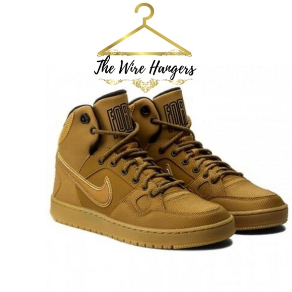 nike son of force mid winter black